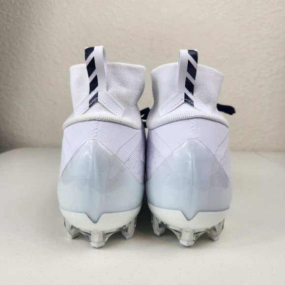 Nike Vapor Untouchable Pro TD 3 White Navy Football Cleats AO3021-102 Size 13.5 - Picture 6 of 6